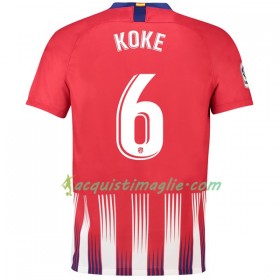 Divisa di Calcio Atlético Madrid Koke 6 Prima 2018/2019